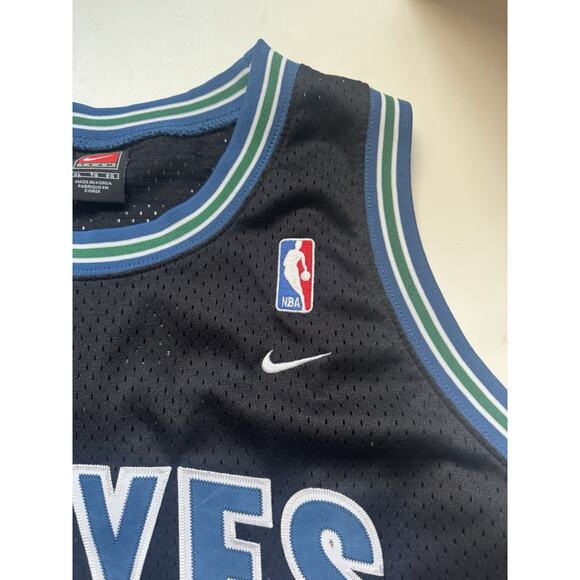 Kevin Garnett NBA Minnesota Timberwolves Nike Team Men’s XL +2 Black - Picture 4 of 8